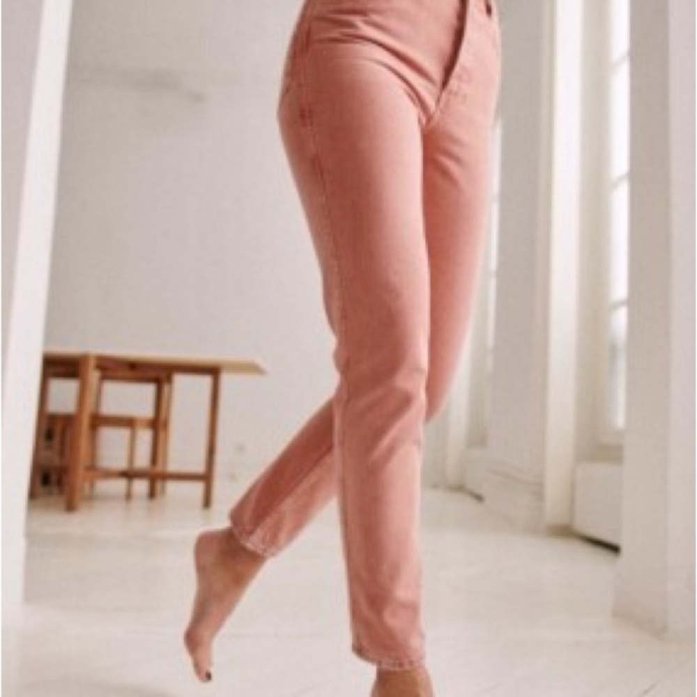Sezane Rose Brut Sexy Jeans